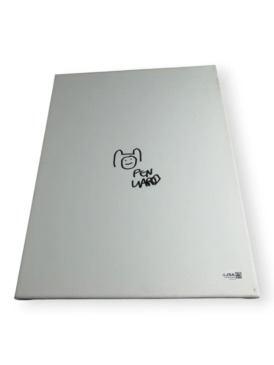 Pen Ward — Pen Ward Signed Autographed 11X14 Canvas Sketch Adventure Time JSA CK94376