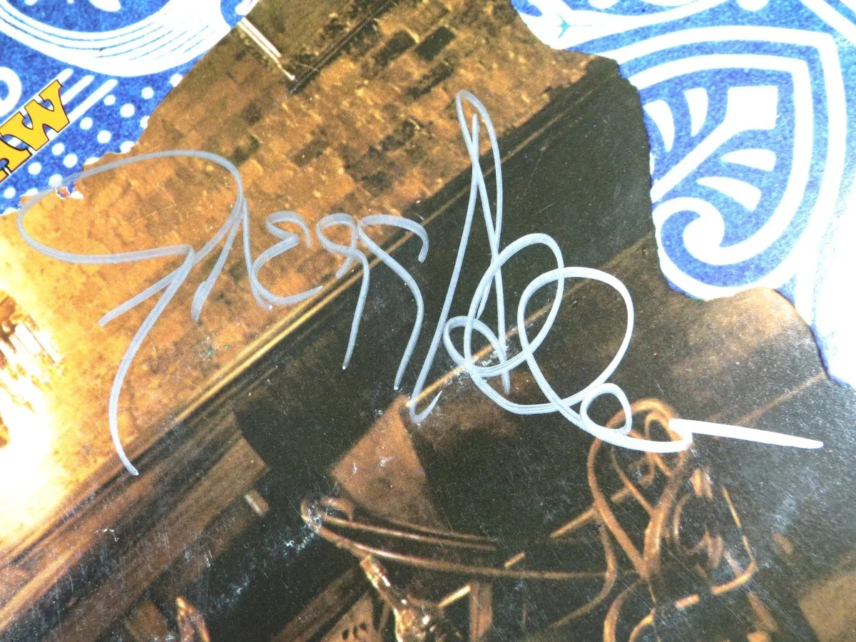 Gregg Allman Signed Autograph Album Cover Allman Brothers Band JSA CK38104, изображение 2