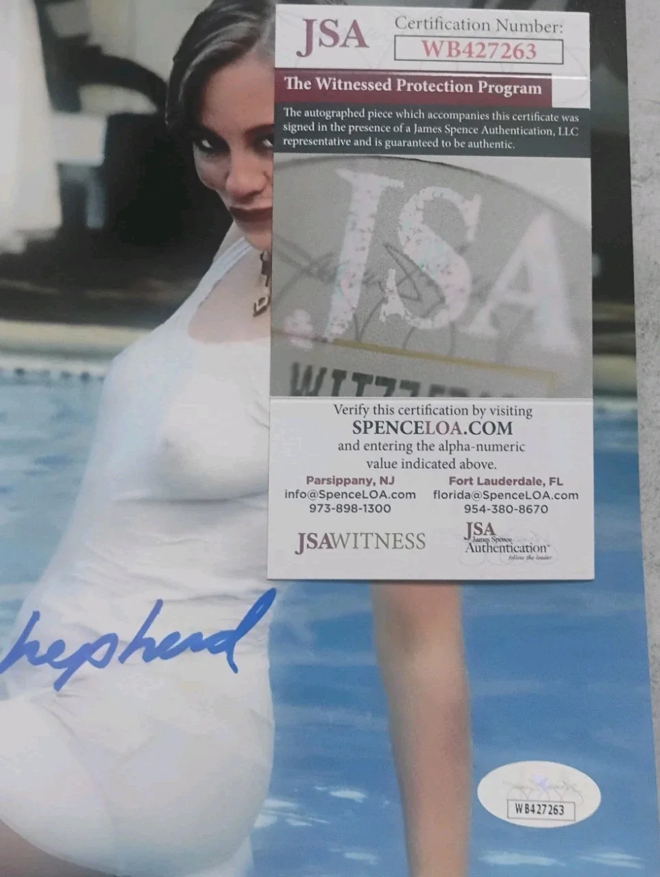 Cybill Shepherd Hand Signed Autograph 8x10 Photo JSA COA, image 4