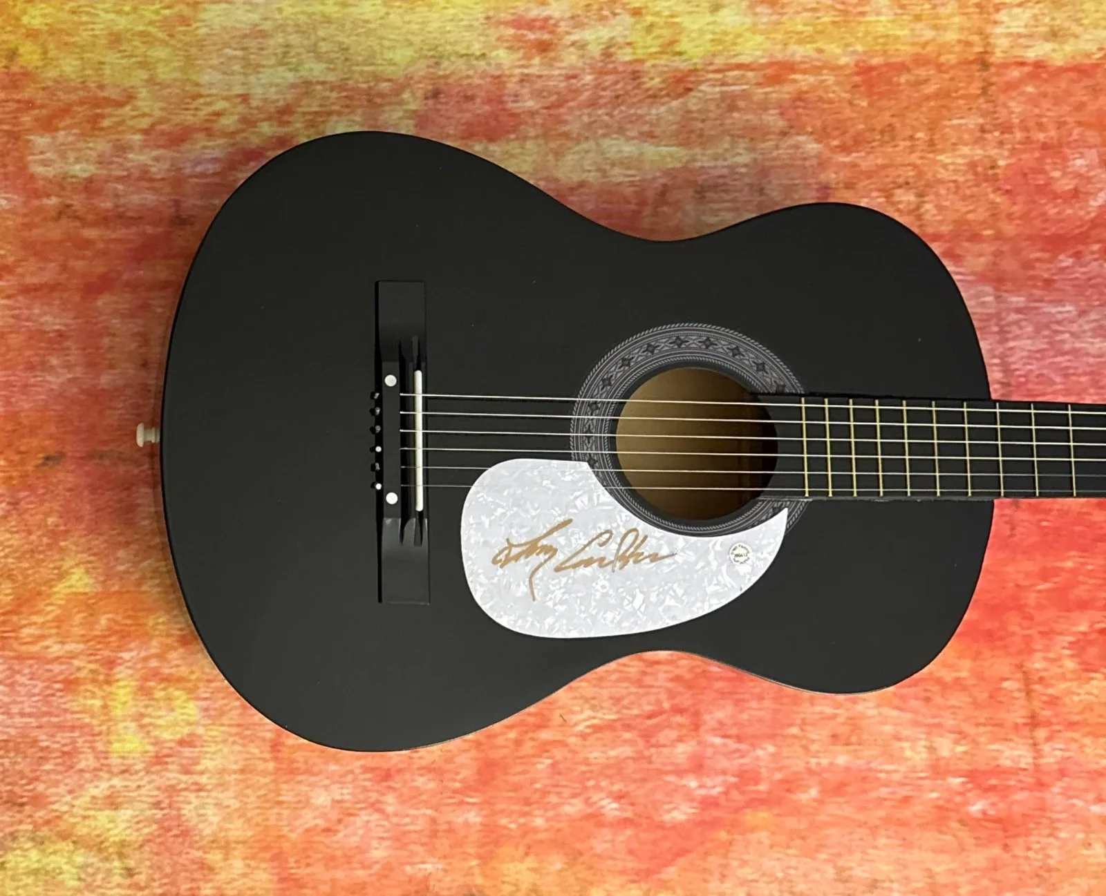 GFA Joni Mitchell Guitarist * LARRY CARLTON * Signed Acoustic Guitar COA, изображение 4