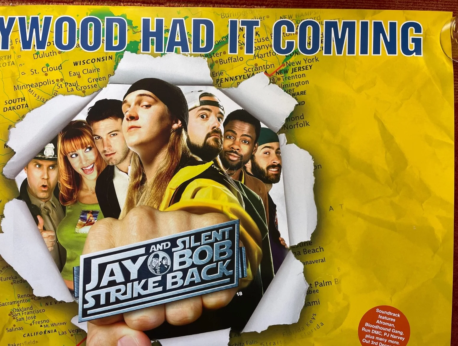 JAY AND SILENT BOB STRIKE BACK (2001) Original UK Quad Movie Poster, изображение 3