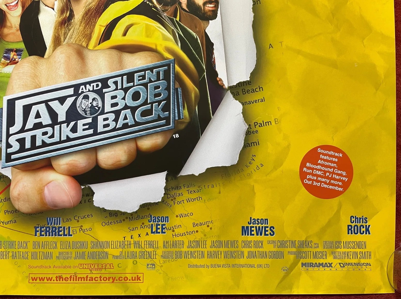JAY AND SILENT BOB STRIKE BACK (2001) Original UK Quad Movie Poster, изображение 5