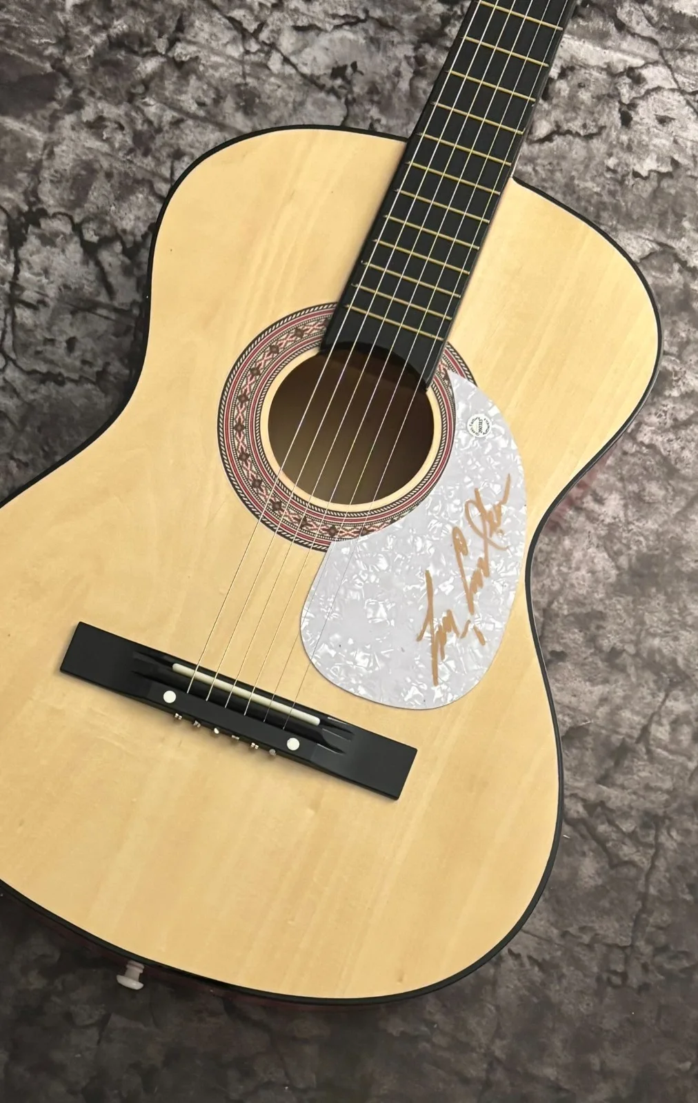 GFA Joni Mitchell Guitarist * LARRY CARLTON * Signed Acoustic Guitar COA, изображение 3