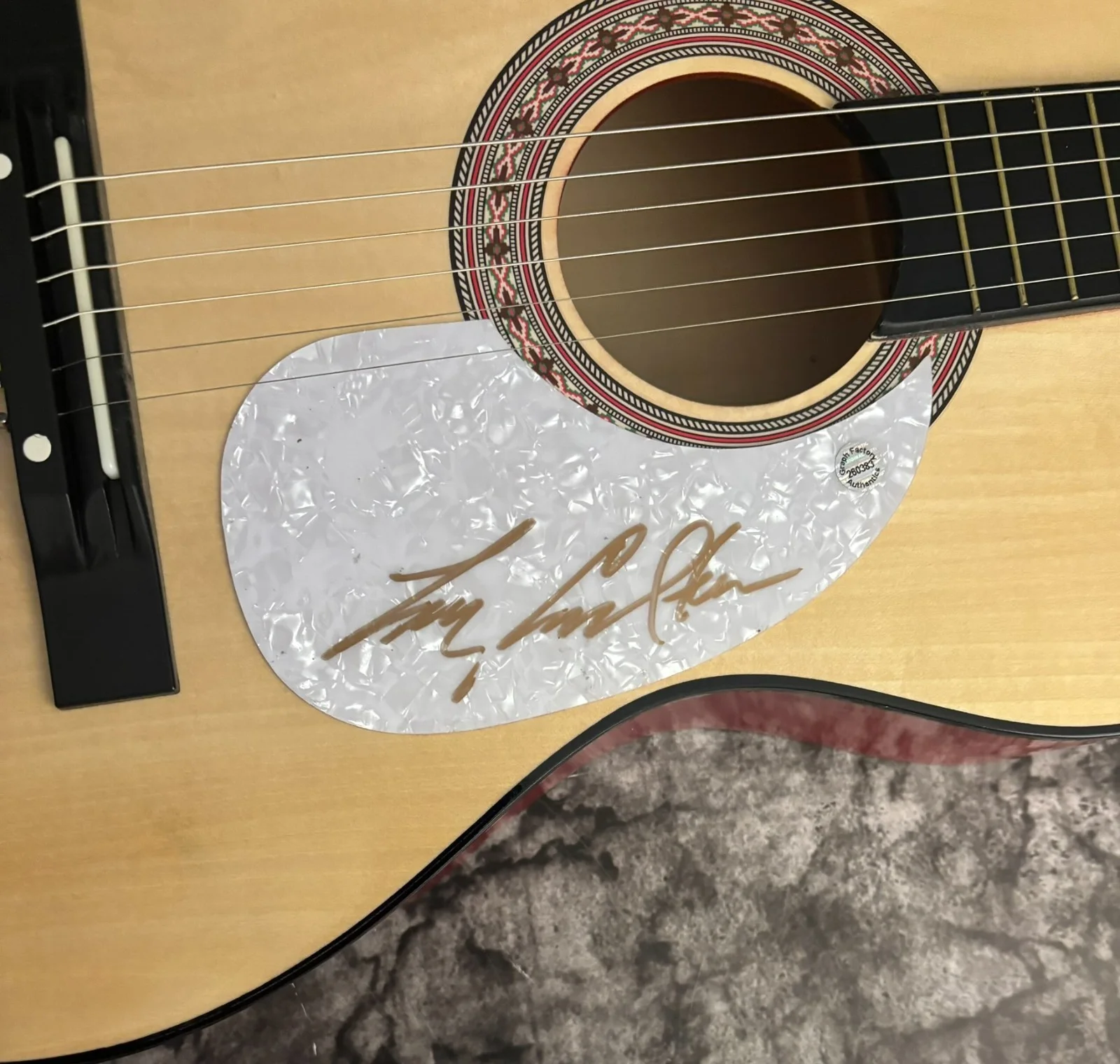 GFA Joni Mitchell Guitarist * LARRY CARLTON * Signed Acoustic Guitar COA, изображение 5