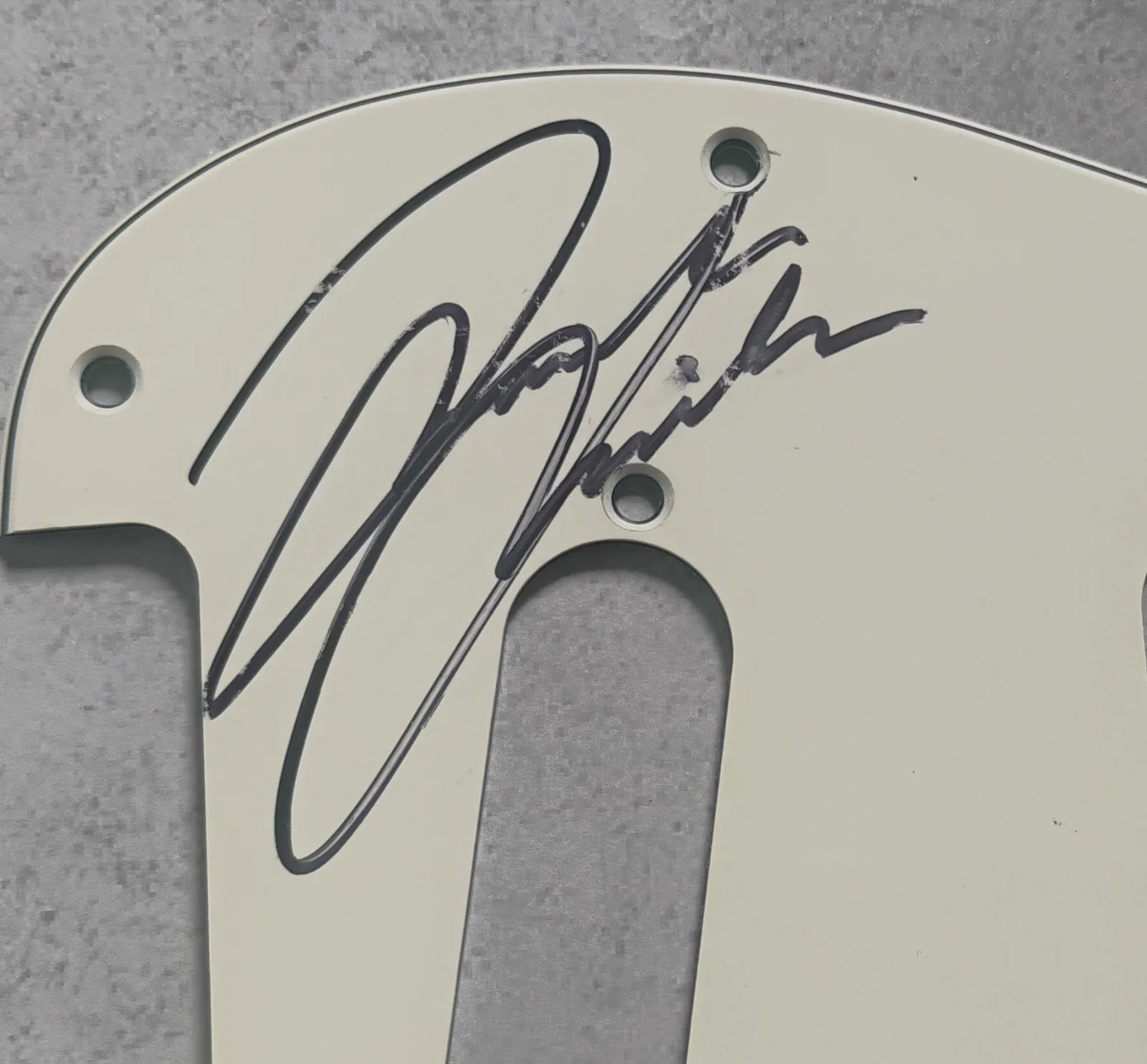 Greta Van Fleet Hand Signed Autograph Guitar Pick Guard JSA COA, image 3