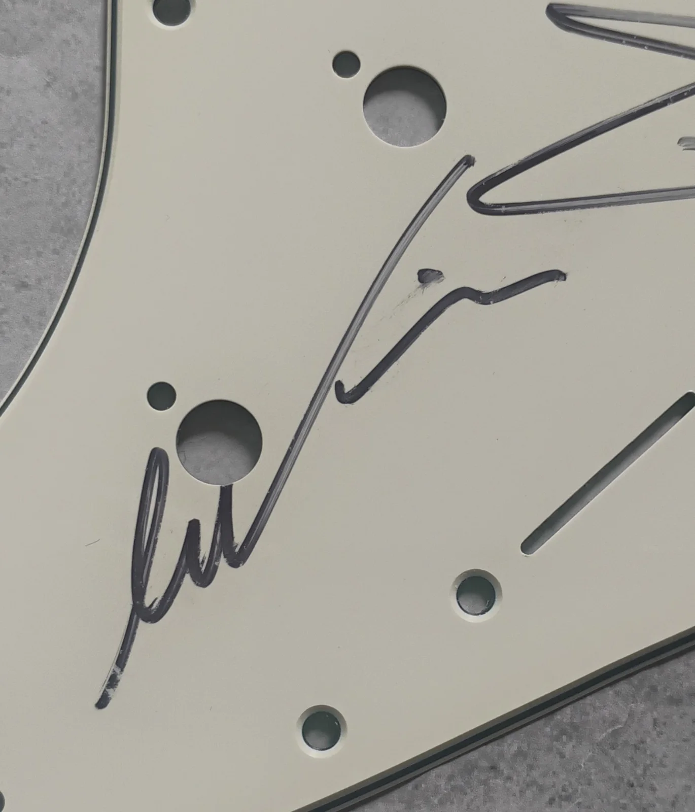 Greta Van Fleet Hand Signed Autograph Guitar Pick Guard JSA COA, image 4