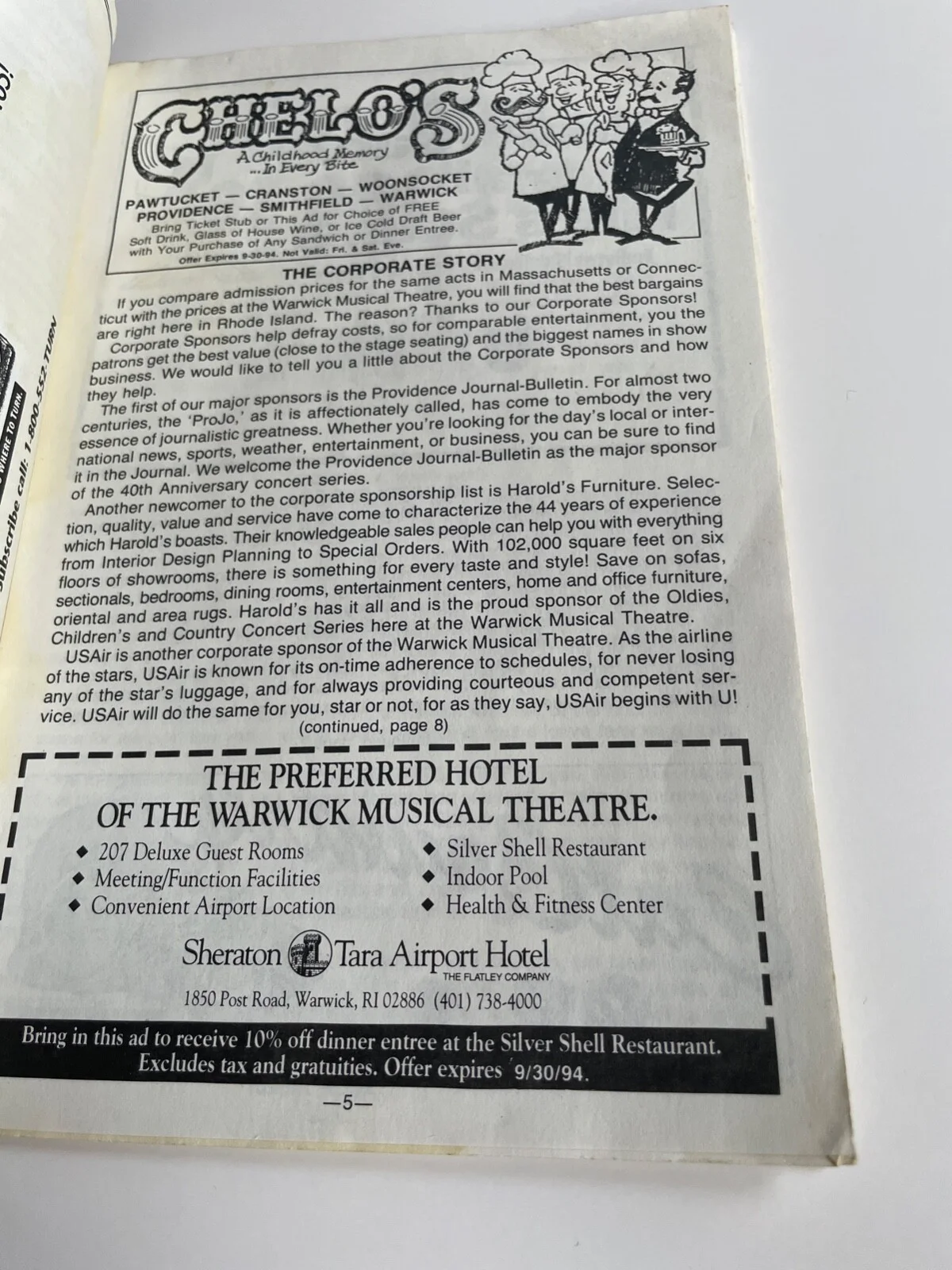 Kathie Lee Gifford — Kathie Lee Gifford Signed Warwick Musical Theatre Program July 29 1994 Regis, image 4