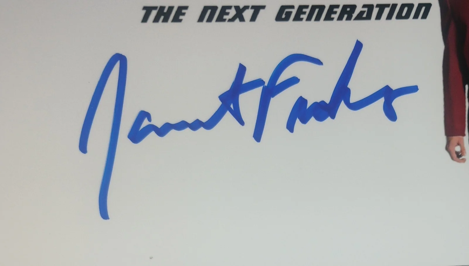 Jonathan Frakes Hand Signed Autograph Photo COA Star Trek NO US TARIFF, image 3