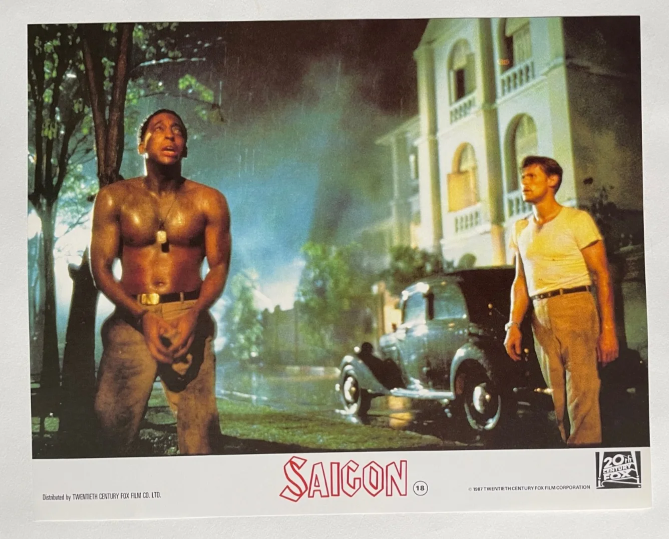 SAIGON (1988) Set of 8 UK Lobby Cards FOH Stills Willem Dafoe, изображение 2