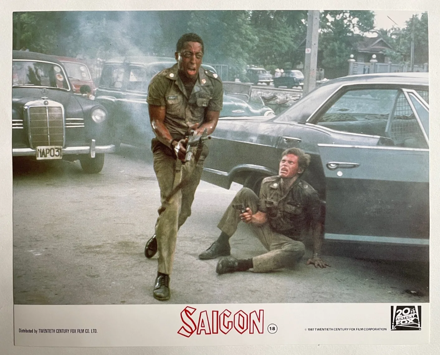 SAIGON (1988) Set of 8 UK Lobby Cards FOH Stills Willem Dafoe, изображение 3