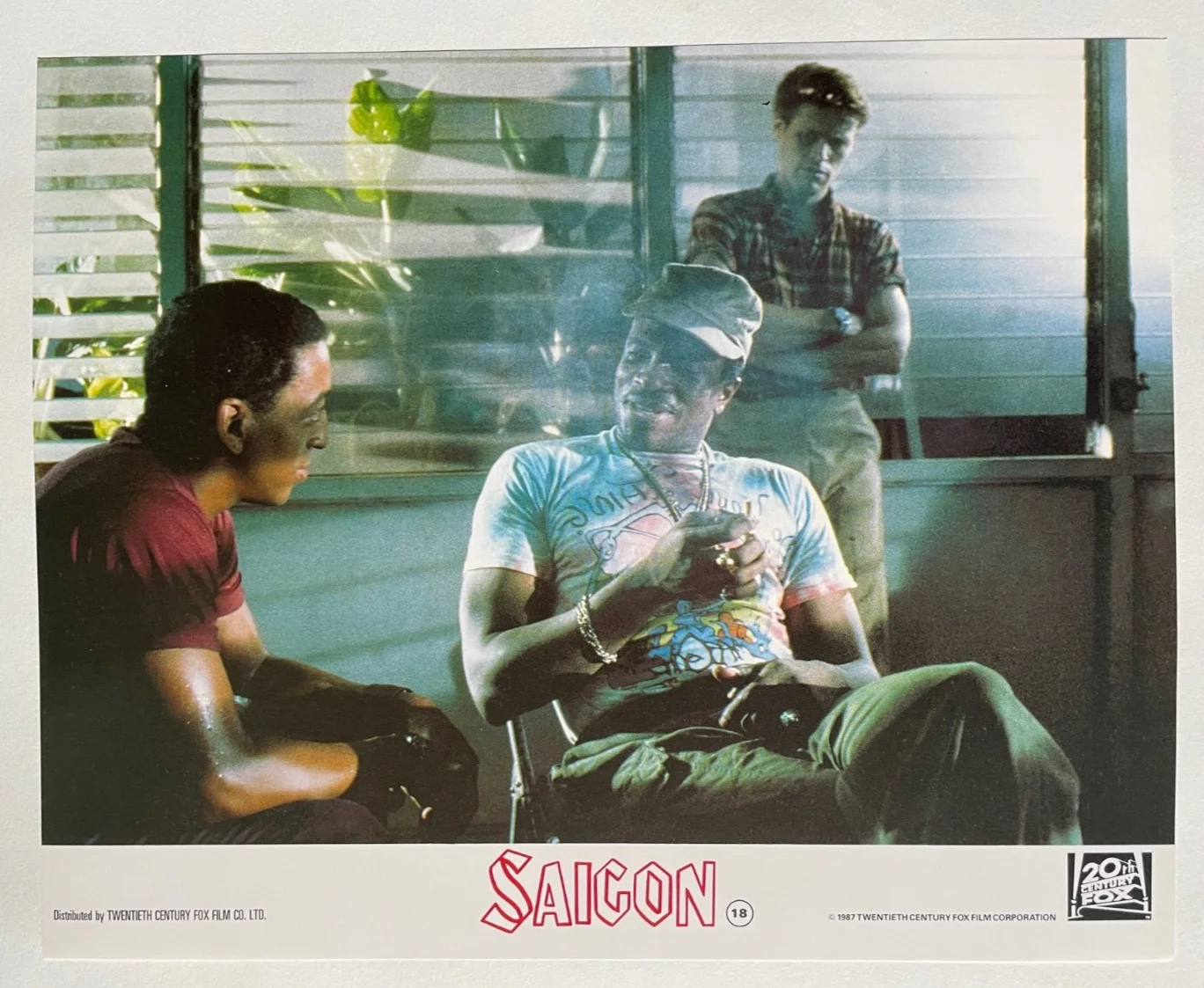 SAIGON (1988) Set of 8 UK Lobby Cards FOH Stills Willem Dafoe, изображение 4