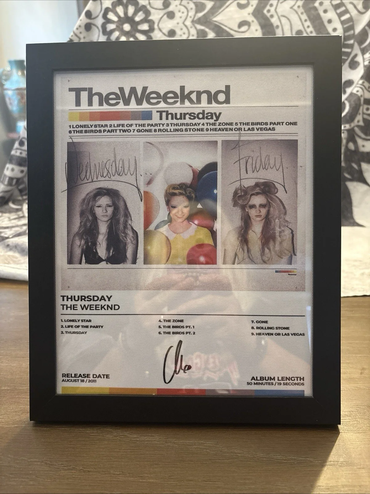 The Weekend Thursday Signed Photo, image 2