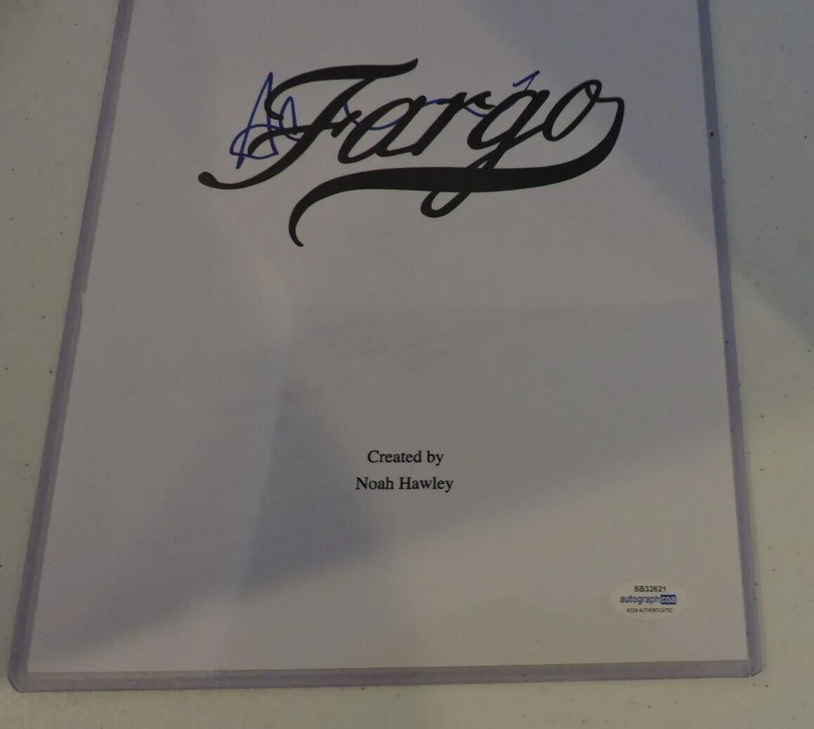 Allison Tolman — Allison Tolman Signed 8.5X11 Script Cover - Fargo (ACOA COA), image 3