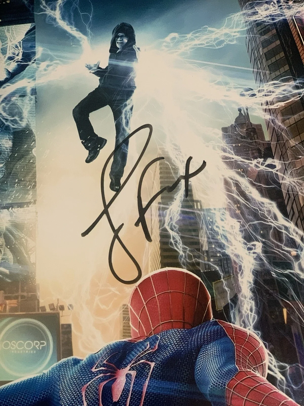 Jamie Foxx — JAMIE FOXX Signed 8x10 Photo SPIDERMAN DJANGO MIAMI VICE RAY RIO MARVEL TSA COA, изображение 2
