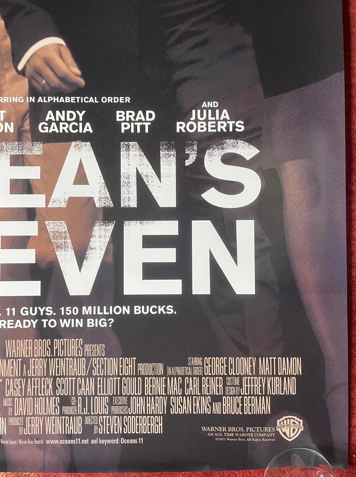 OCEAN'S ELEVEN (2001) Original US One Sheet Film Poster Version B, image 5