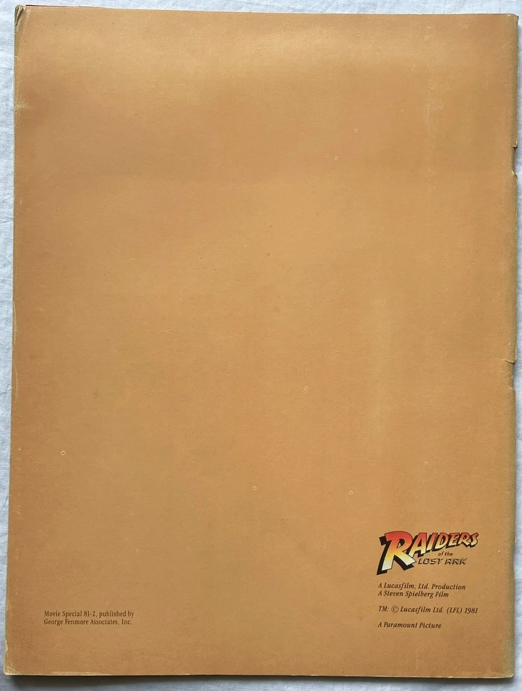 Raiders of the Lost Ark Collector's Album 1981 Movie Special 81-2 Indiana Jones, изображение 2