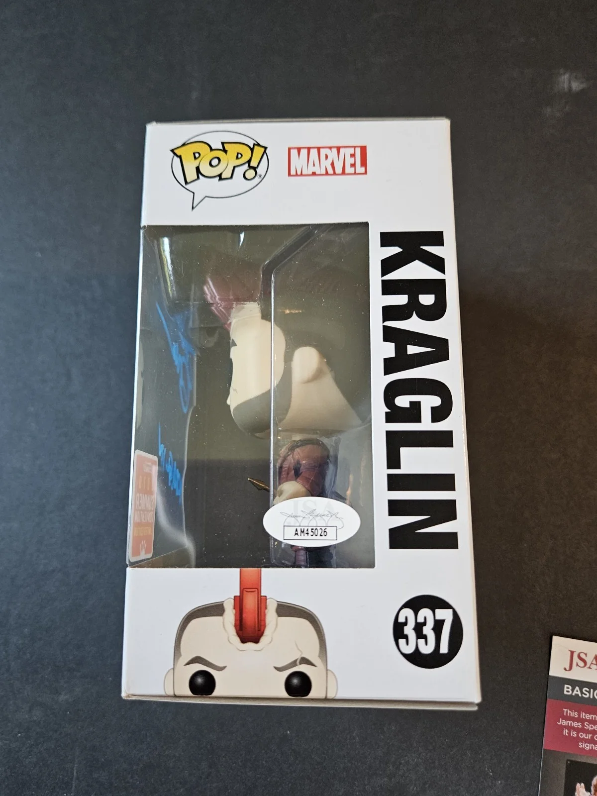 Sean Gunn — Sean Gunn Kraglin 337 Autograph Signed Funko Pop COA JSA Marvel Guardians, image 3