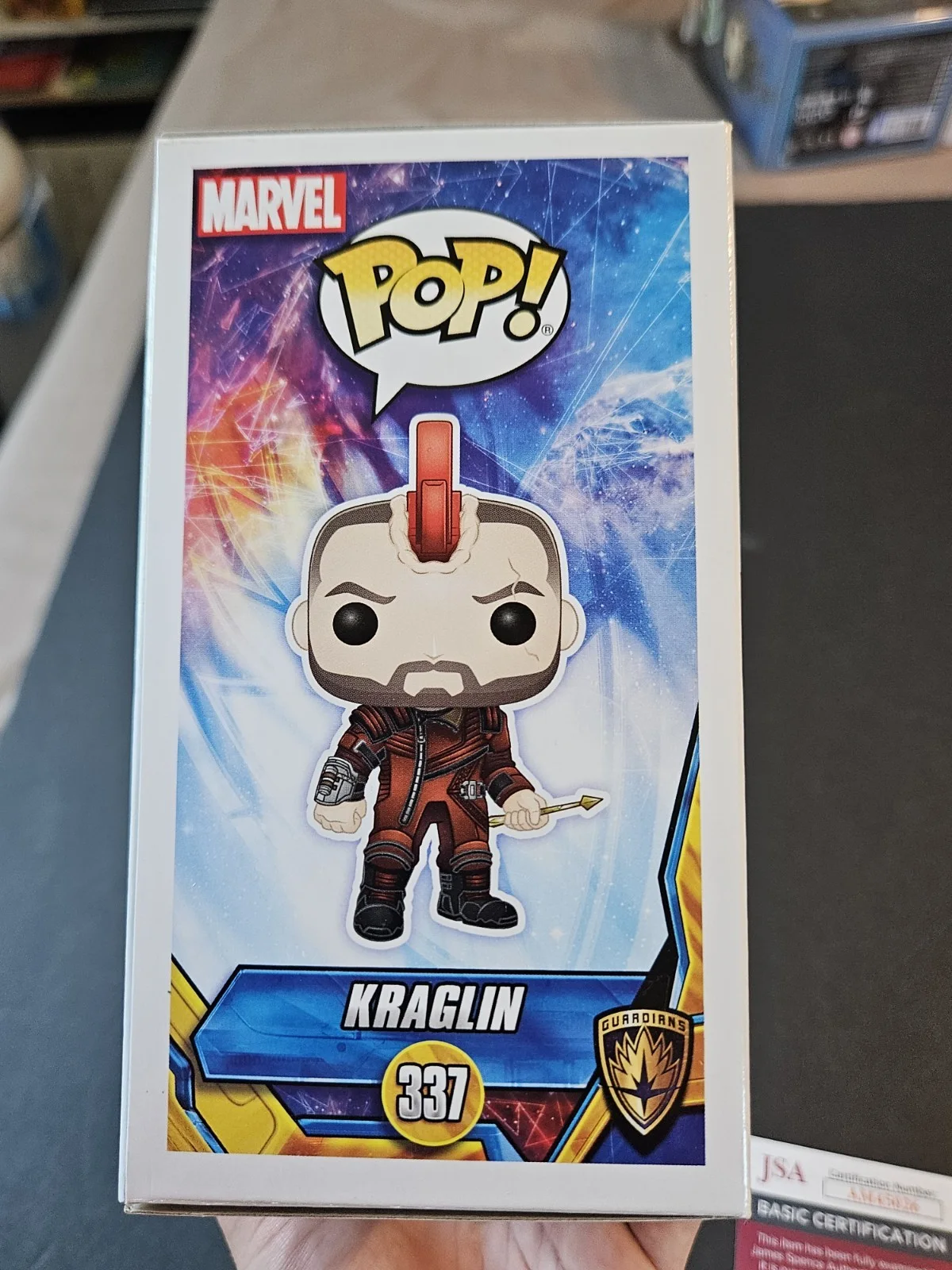 Sean Gunn — Sean Gunn Kraglin 337 Autograph Signed Funko Pop COA JSA Marvel Guardians, image 5