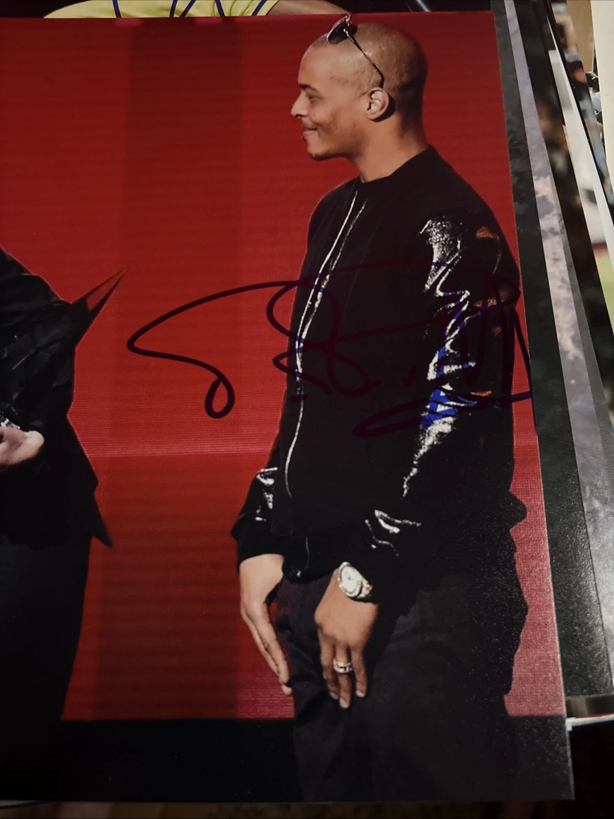 T.I. TI TIP CLIFFORD HARRIS SIGNED 8x10 PHOTO ACTOR RAPPER HIP HOP A, image 2