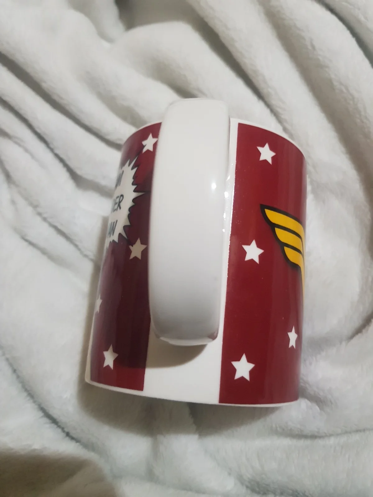 Mint Cond DC Comics I am Wonder Woman Ceramic Coffee Mug, image 2