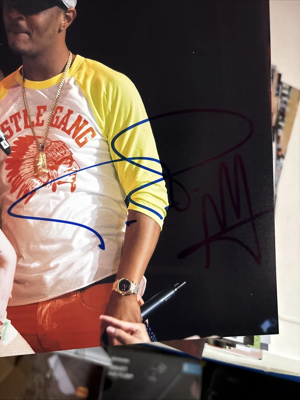 T.I. TI TIP CLIFFORD HARRIS SIGNED 8x10 PHOTO ACTOR RAPPER HIP HOP A, изображение 2