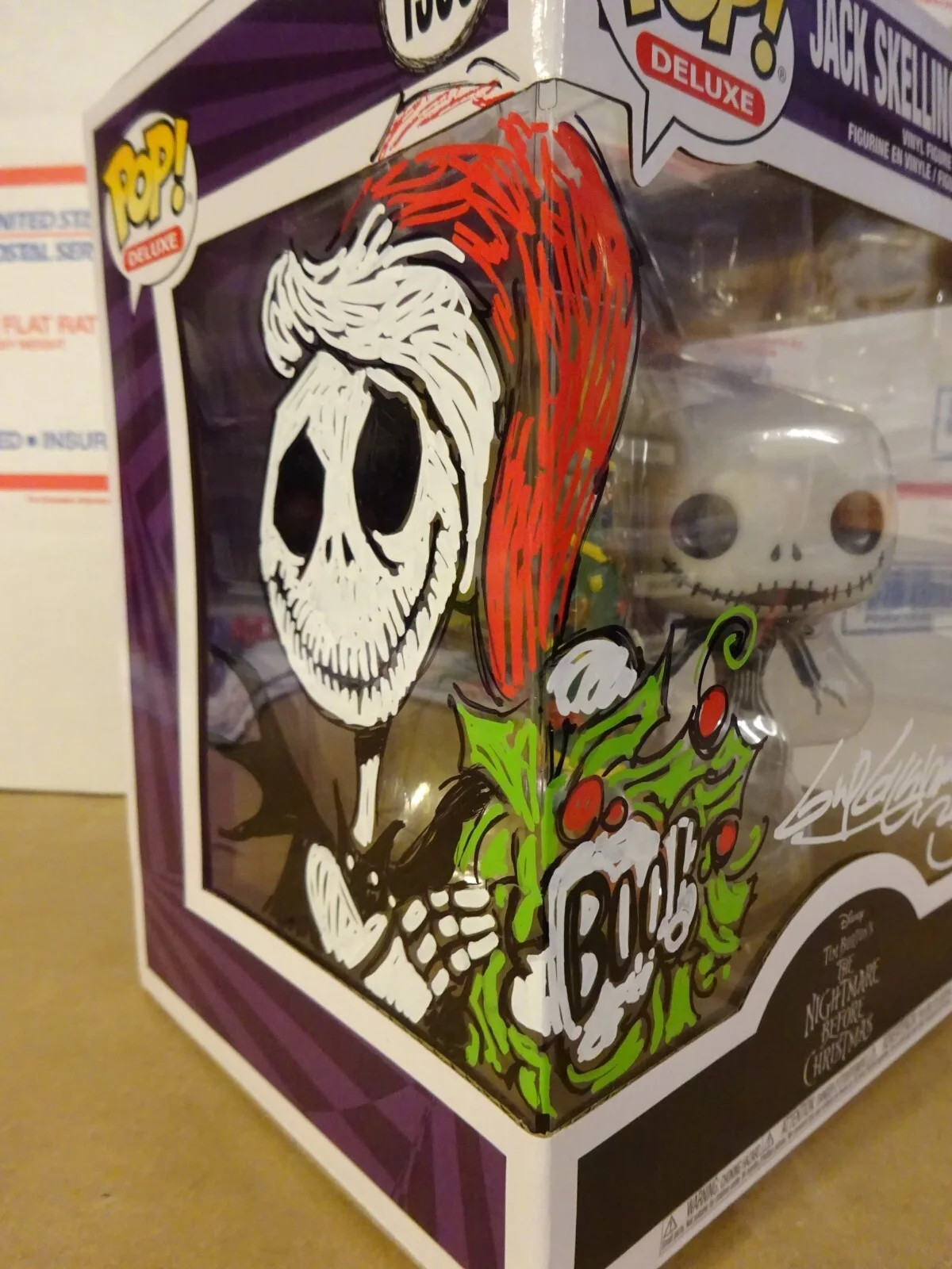 Guy Gilchrist — Signed & Sketched Guy Gilchrist Autographed Jack Skellington Funko Pop JSA COA, изображение 4