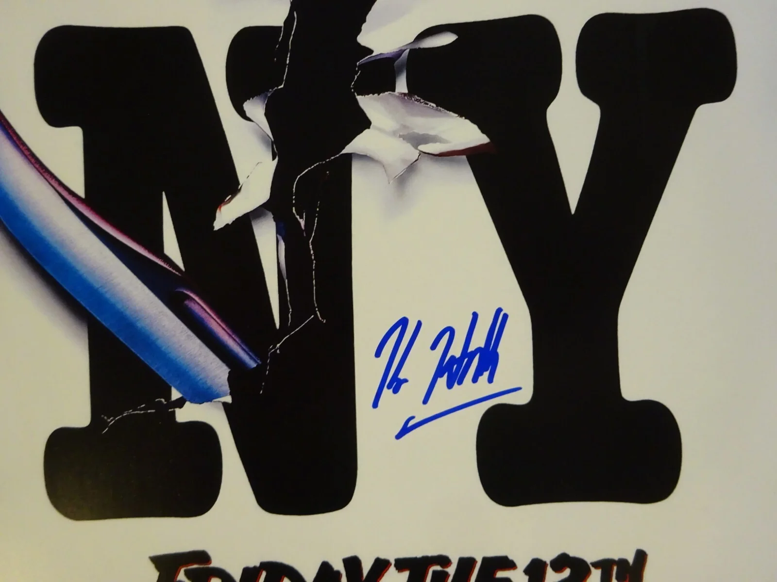 Kane Hodder — Signed Kane Hodder Autographed Friday The 13th VIII New York 11x17 Photo BAS COA, изображение 3