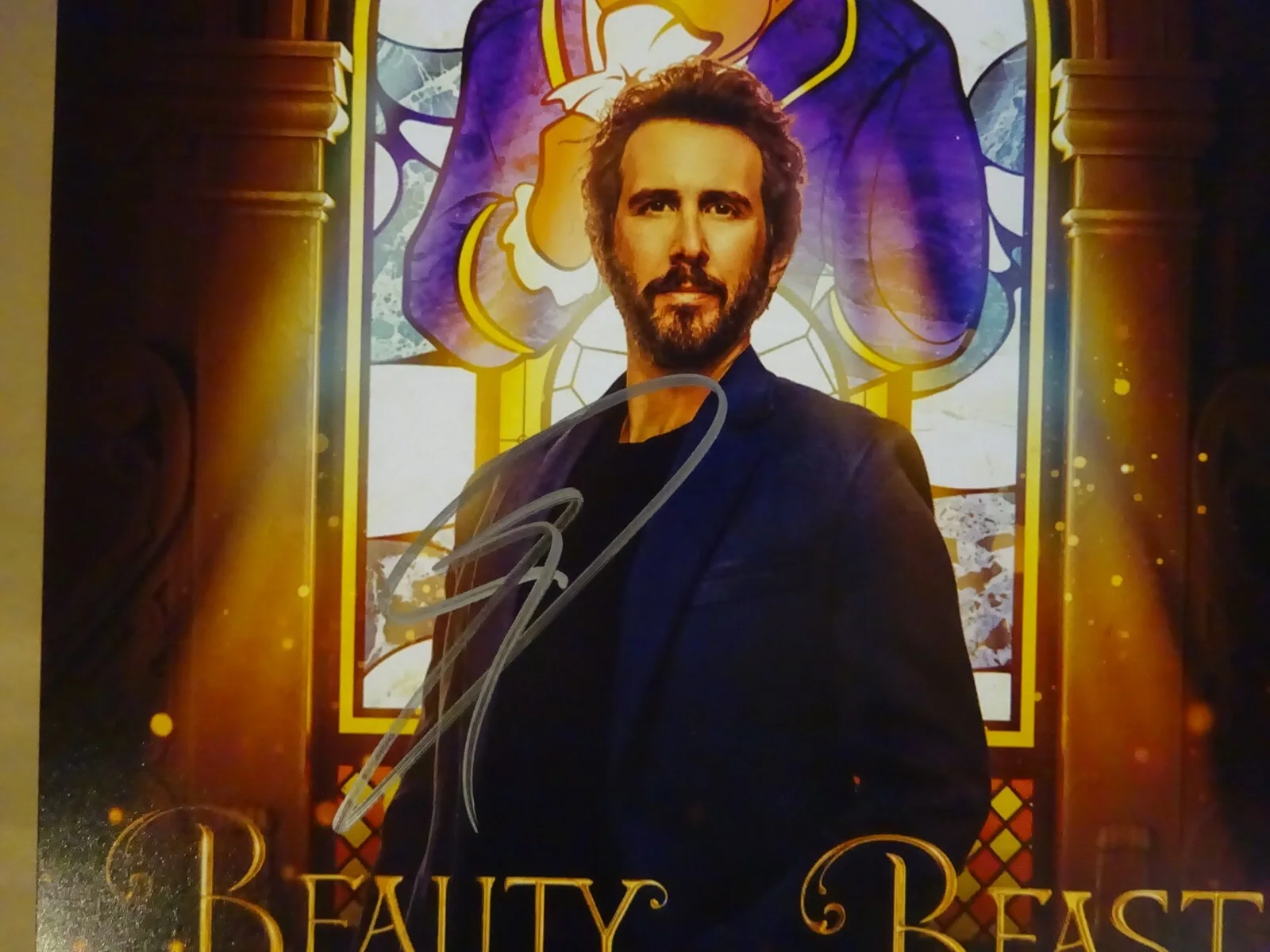 Signed Josh Groban Autographed 11x17 Beauty and the Beast Photo Beckett BAS COA, изображение 3