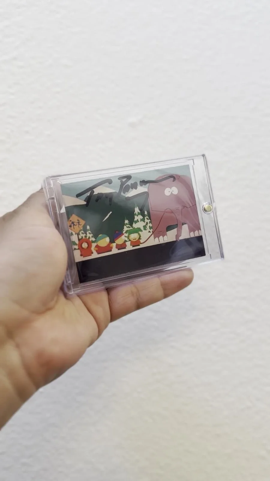 South Park Trading Card Signed By Trey Parker SWAU Letter Of Authentication COA, изображение 2