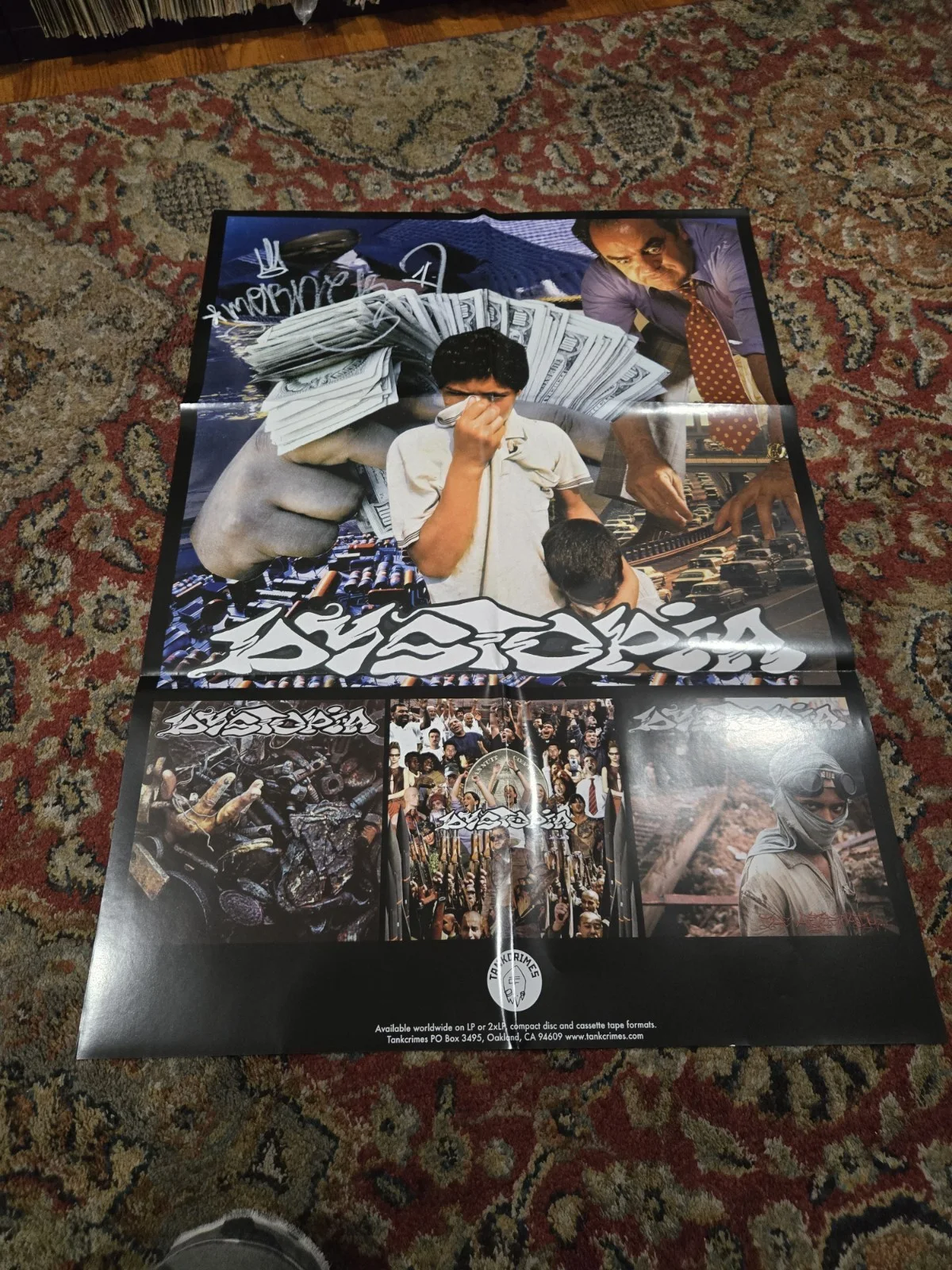 Dystopia Signed Poster Aftermath TODD Crust Punk Doom Metal Noothgrush Haggis, изображение 3