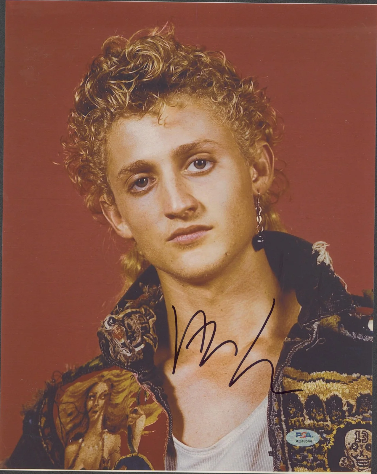 Alex Winter — Alex Winter The Lost Boys Authentic Signed 11x14 Vertical Photo PSA/DNA #AQ49544