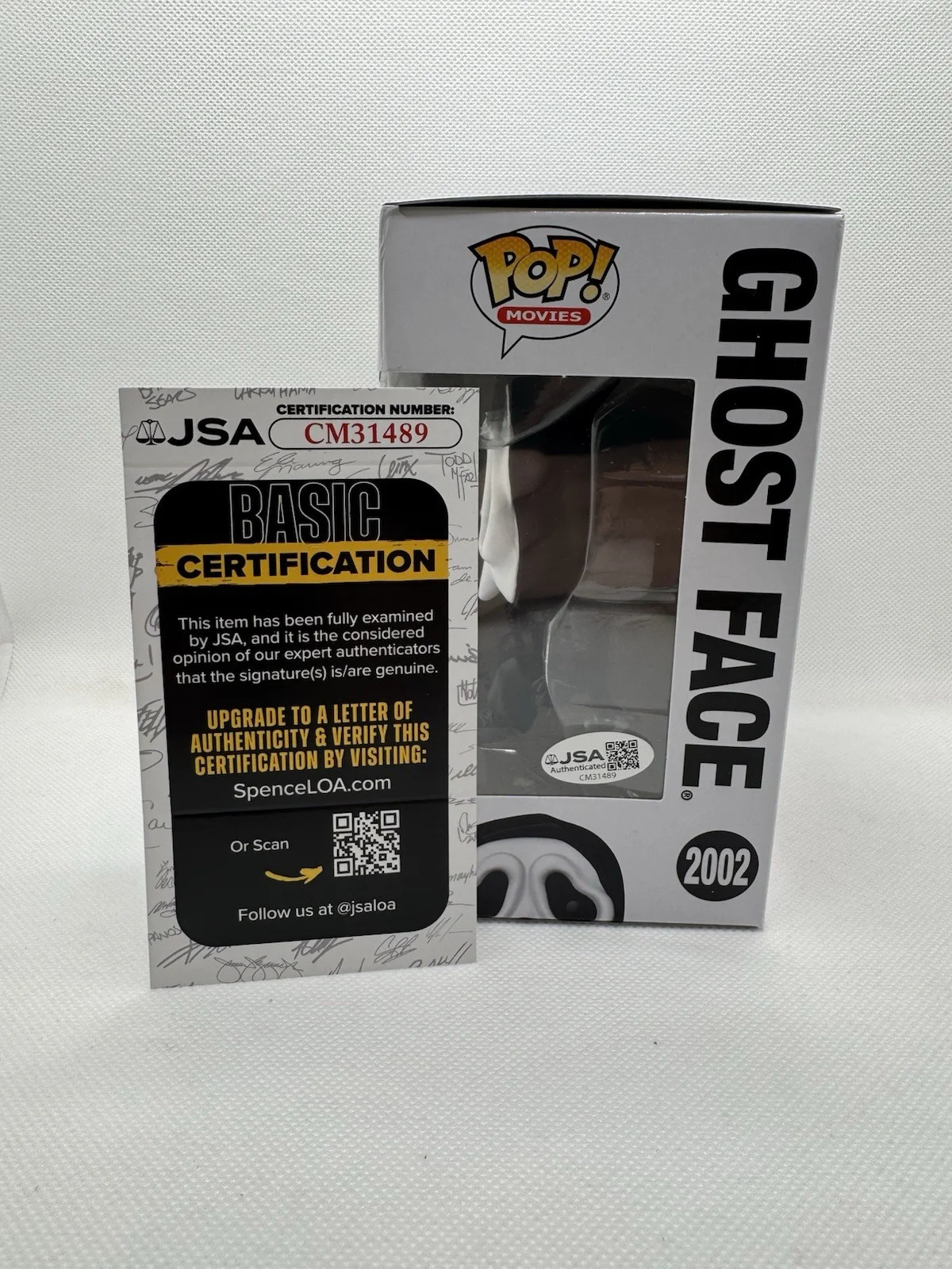 Jon Abrahams — Jon Abrahams Signed Scary Movie Ghostface Scream Funko Pop # 2002 Autograph JSA, image 3