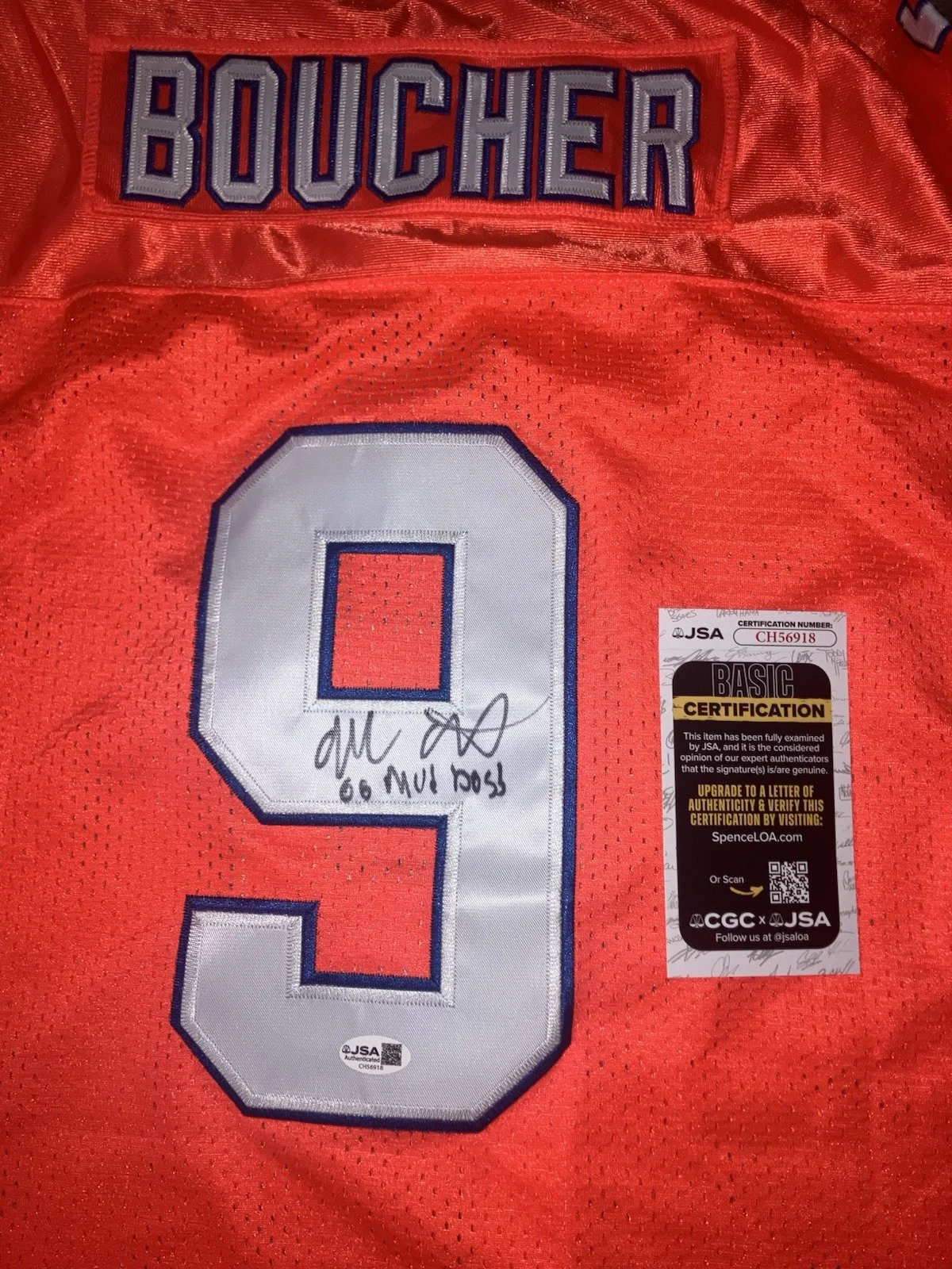 Allen Covert — ALLEN COVERT SIGNED AUTOGRAPHED THE WATERBOY BOUCHER XL JERSEY INSC JSA COA RARE, image 2