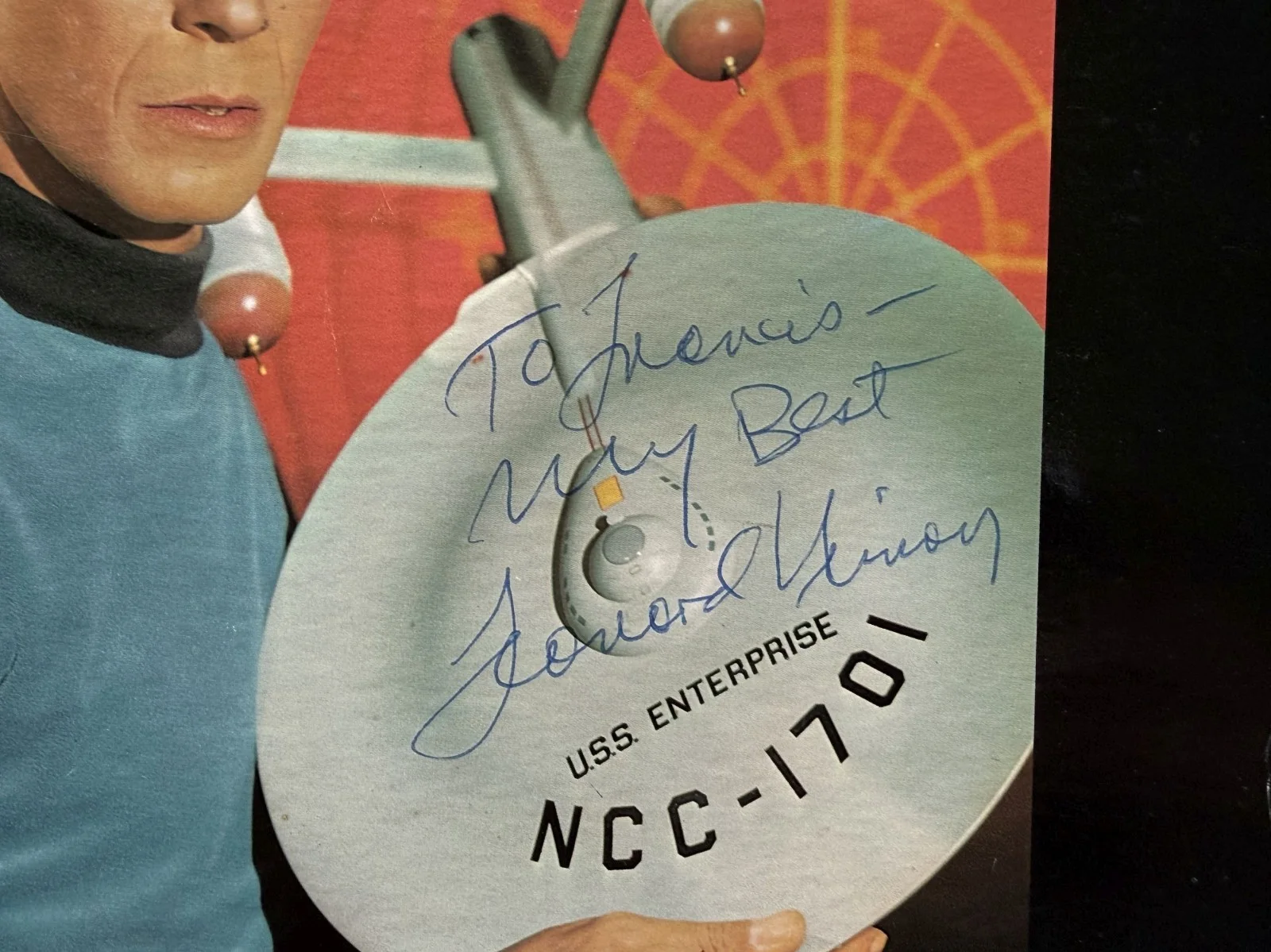Leonard Nimoy Signed Autographed ''Mr. Spock's Music...'' Vintage Record Album, image 2