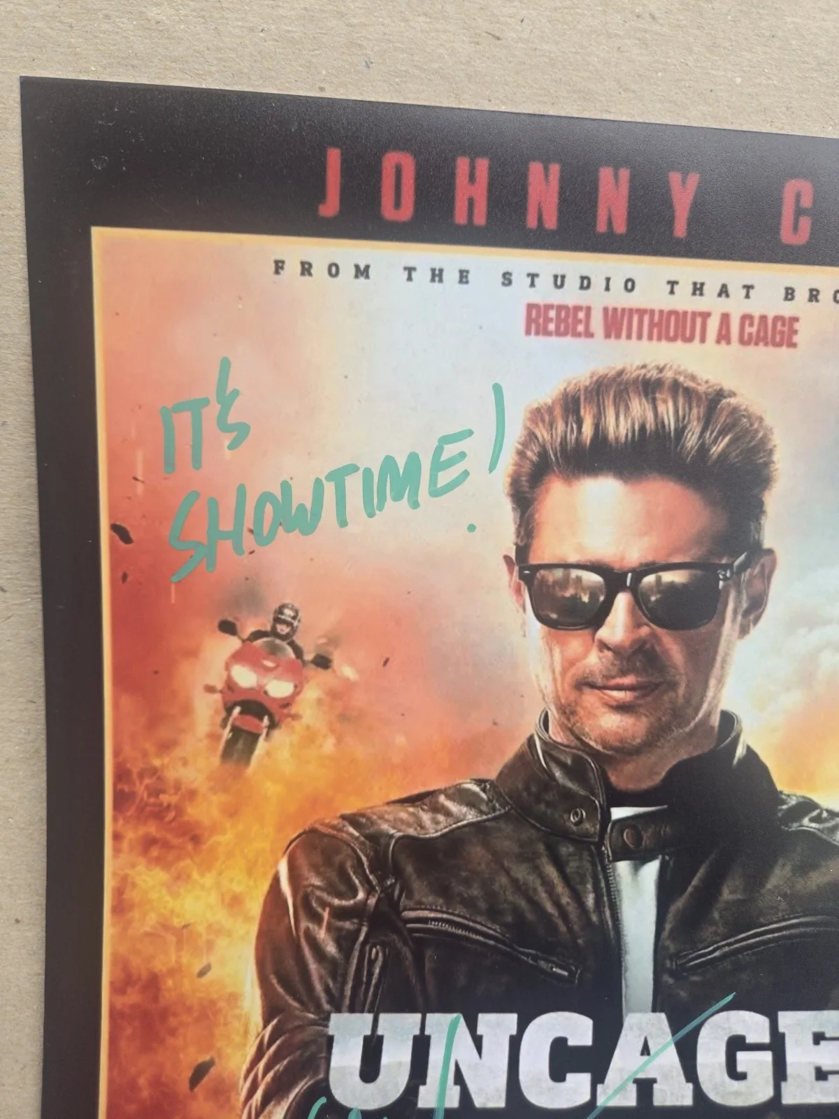 Karl Urban — Karl Urban Autographed JOHNNY CAGE 8x10 WITH QUOTE Mortal Kombat! JSA COA!, image 2
