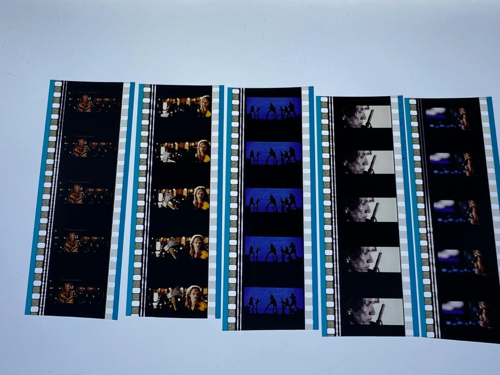 Kill Bill 35mm Film Cells Strips - 5 Strips of 5 Cells FREE P&P, изображение 2