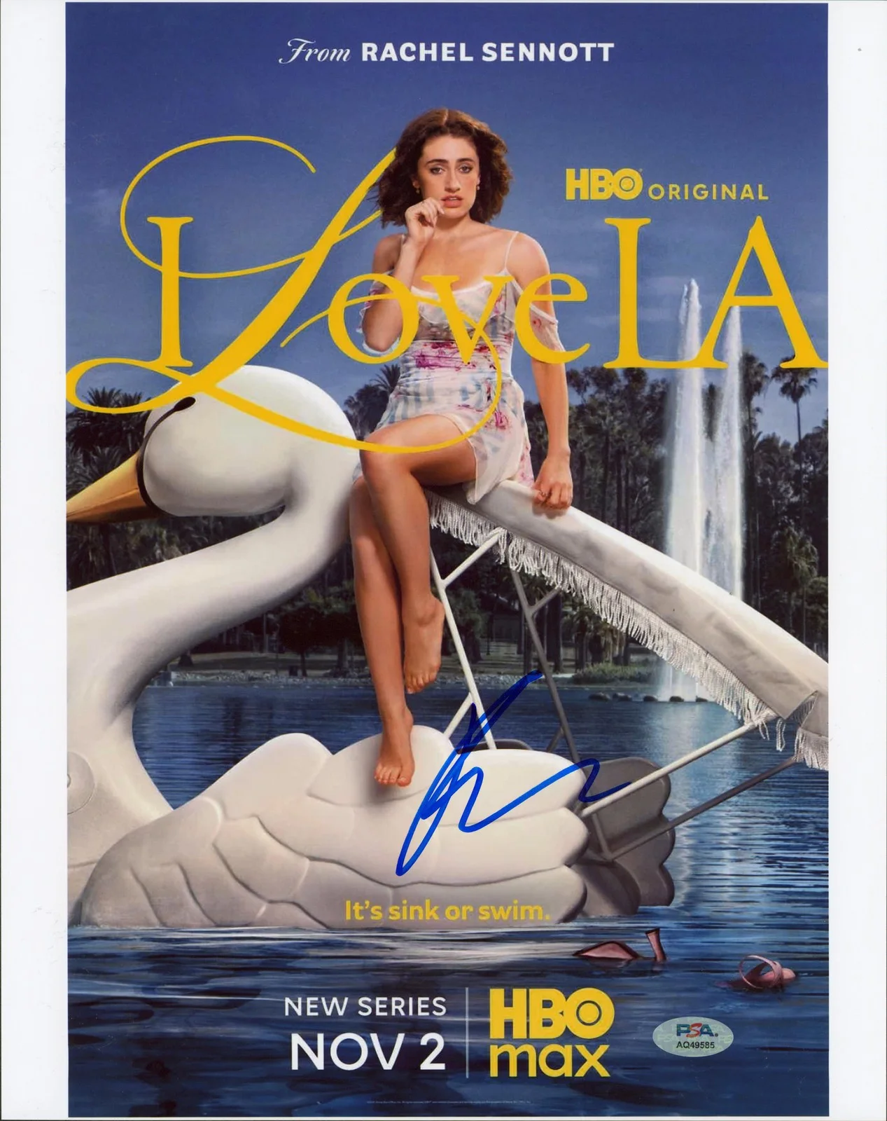 Rachel Sennott — Rachel Sennott I Love LA Authentic Signed 11x14 Vertical Photo PSA/DNA #AQ4585