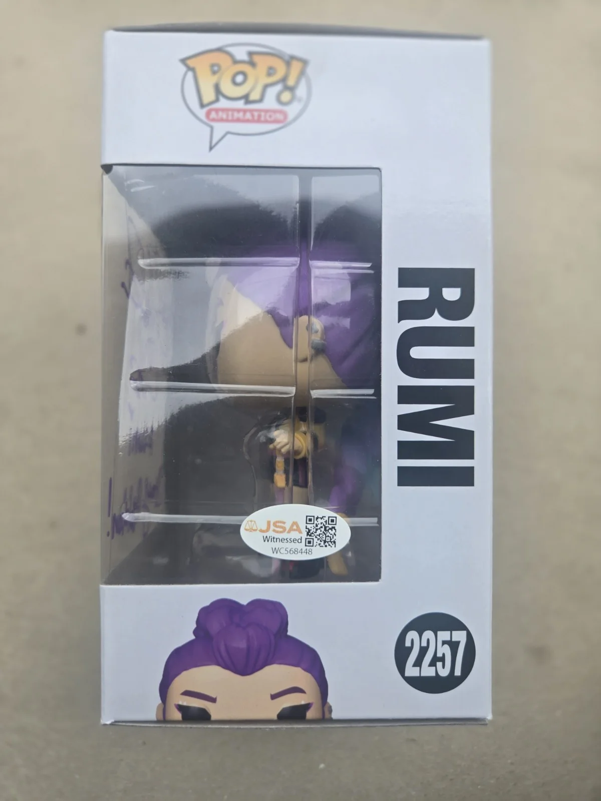 Arden Cho — Arden Cho SIGNED Rumi Funko SITH QUOTE! JSA COA! K Pop Demon Hunters, изображение 2