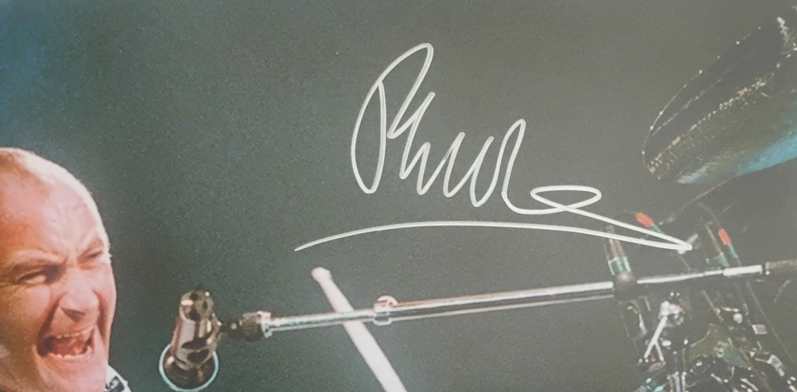 Phil Collins Hand Signed 8x10 Photo COA Genesis NO US TARIFFS, image 3