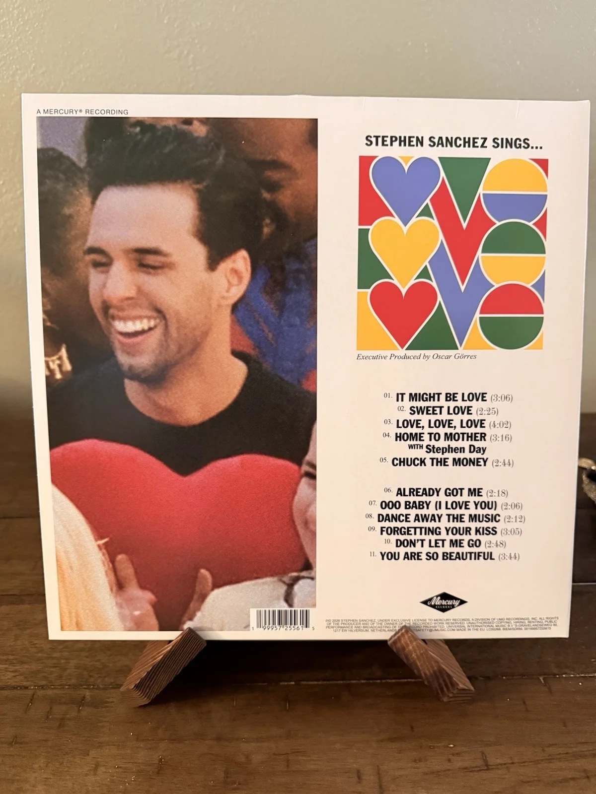 Stephen Sanchez Sings Love Love Love Signed Yellow Vinyl LP Autographed Insert, изображение 2