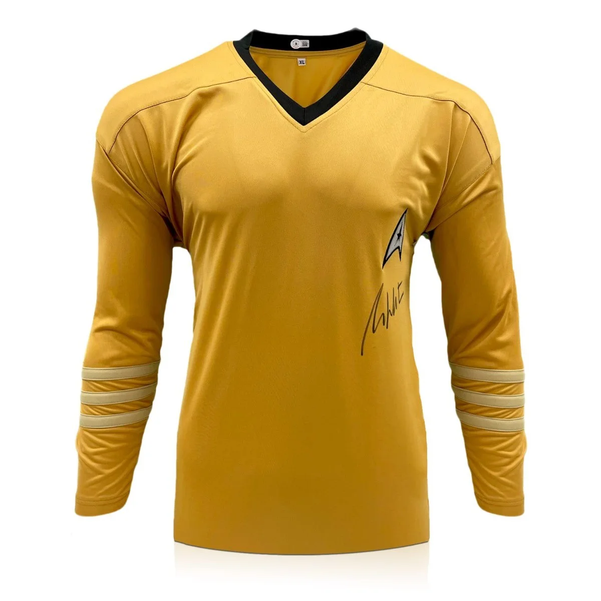 William Shatner — William Shatner (Captain Kirk) Signed Star Trek Jersey. Standard Frame, image 3