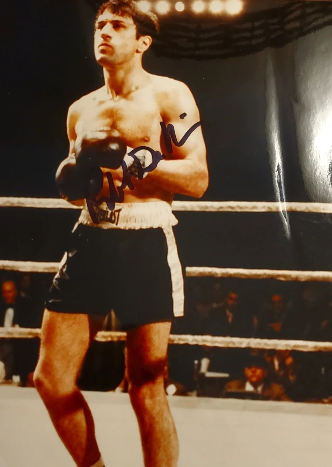 Robert De Niro — ROBERT DE NIRO SIGNED AUTOGRAPH PHOTO MOVIE "RAGING BULL" 8X1O NOT PERFECT COA, изображение 2