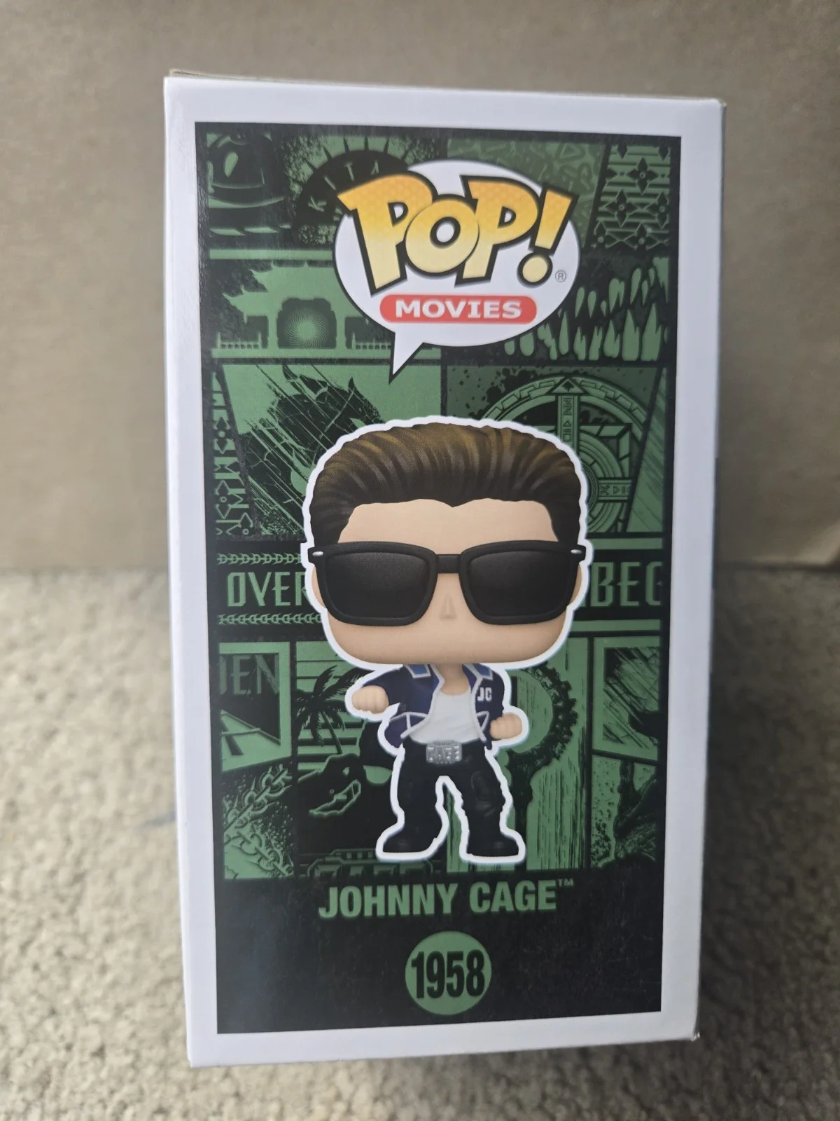 Karl Urban — Karl Urban SIGNED Johnny Cage Mortal Kombat 2 FUNKO POP with QUOTE! JSA COA, image 5