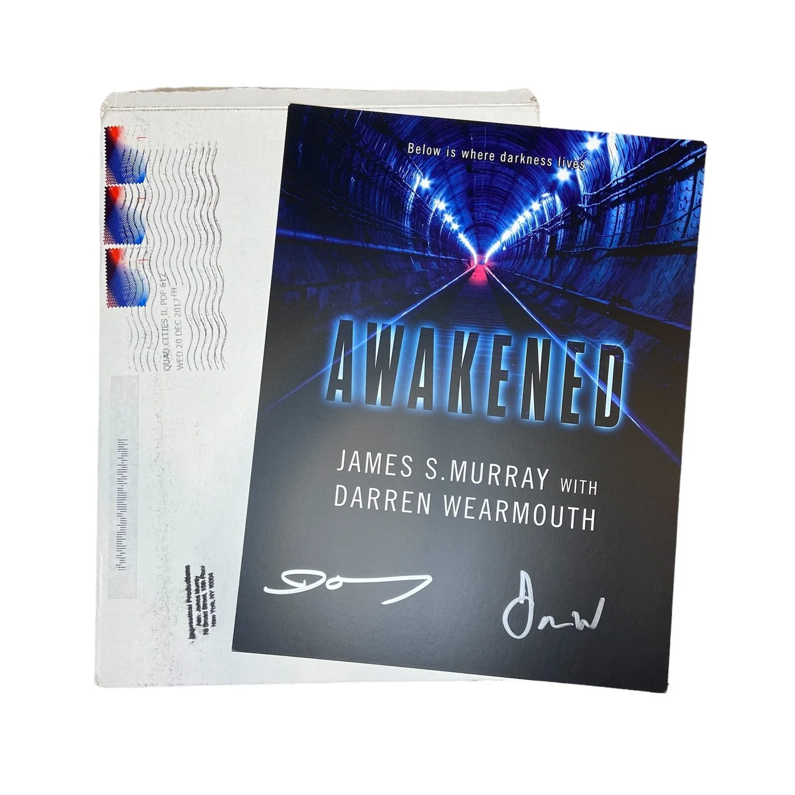 Murr — James S Murray Murr Impractical Jokers Autographed Signed Poster Awakened Novel, изображение 2