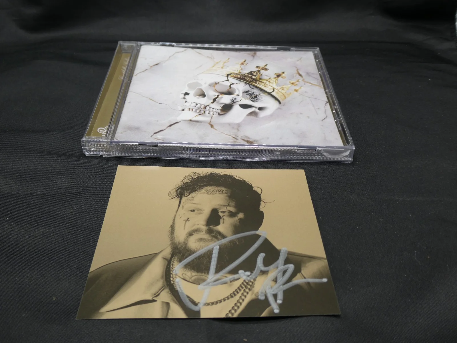 Jelly Roll Hand Signed Insert And CD Beautifully Broken Country Music, image 2