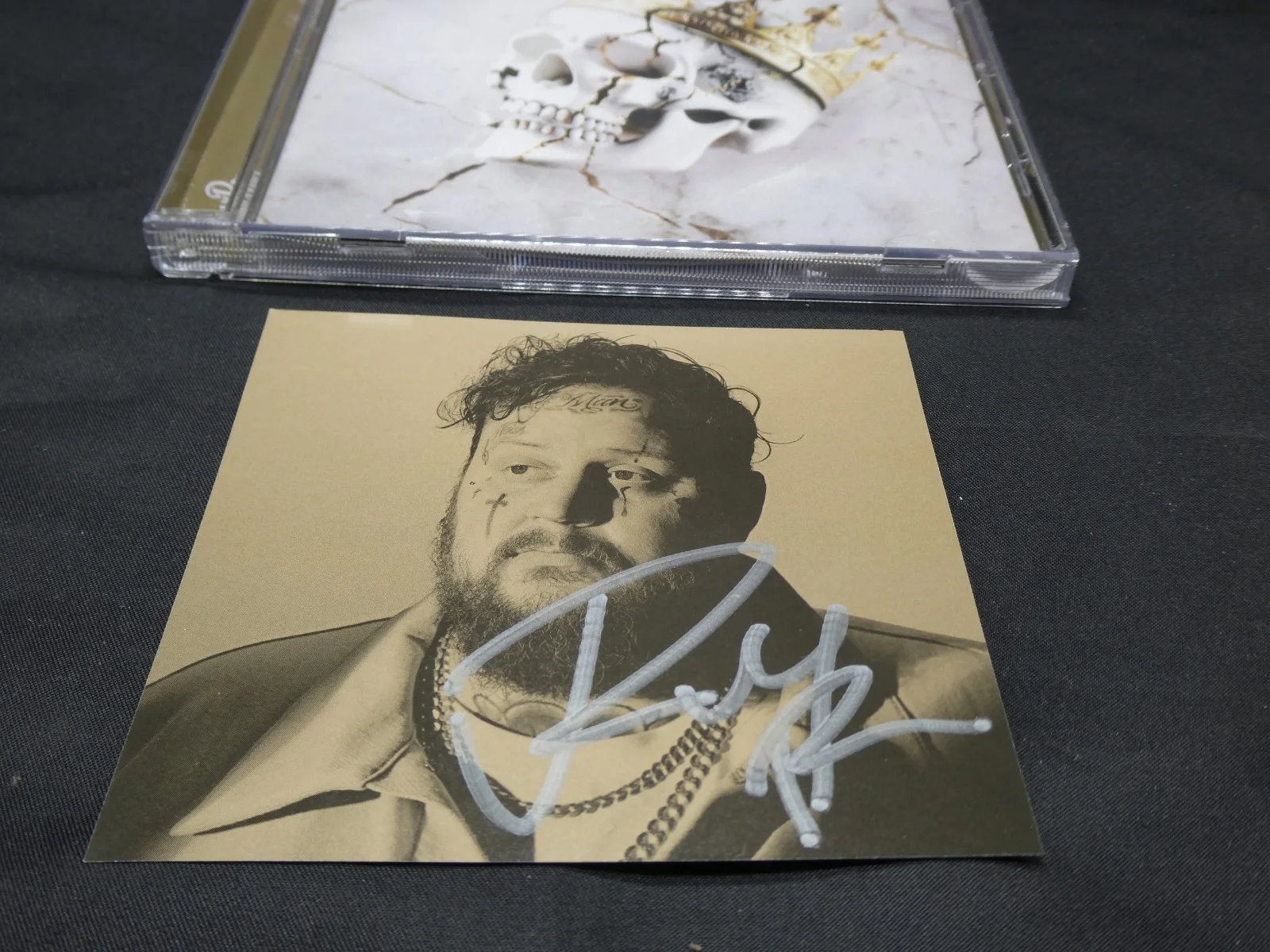 Jelly Roll Hand Signed Insert And CD Beautifully Broken Country Music, image 3