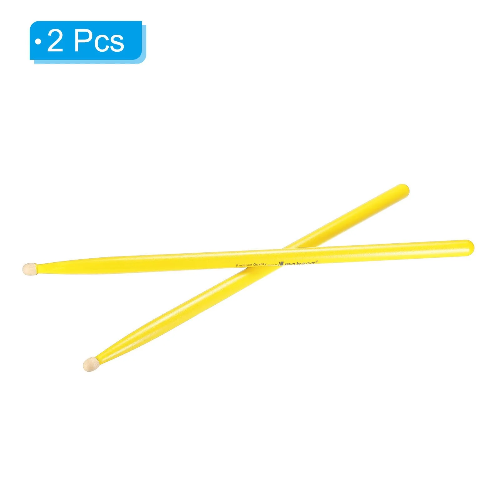Maple Wood Drumstick Anti Slip Drum Stick 5A Yellow 1 Pair for Drumming Musical, image 3