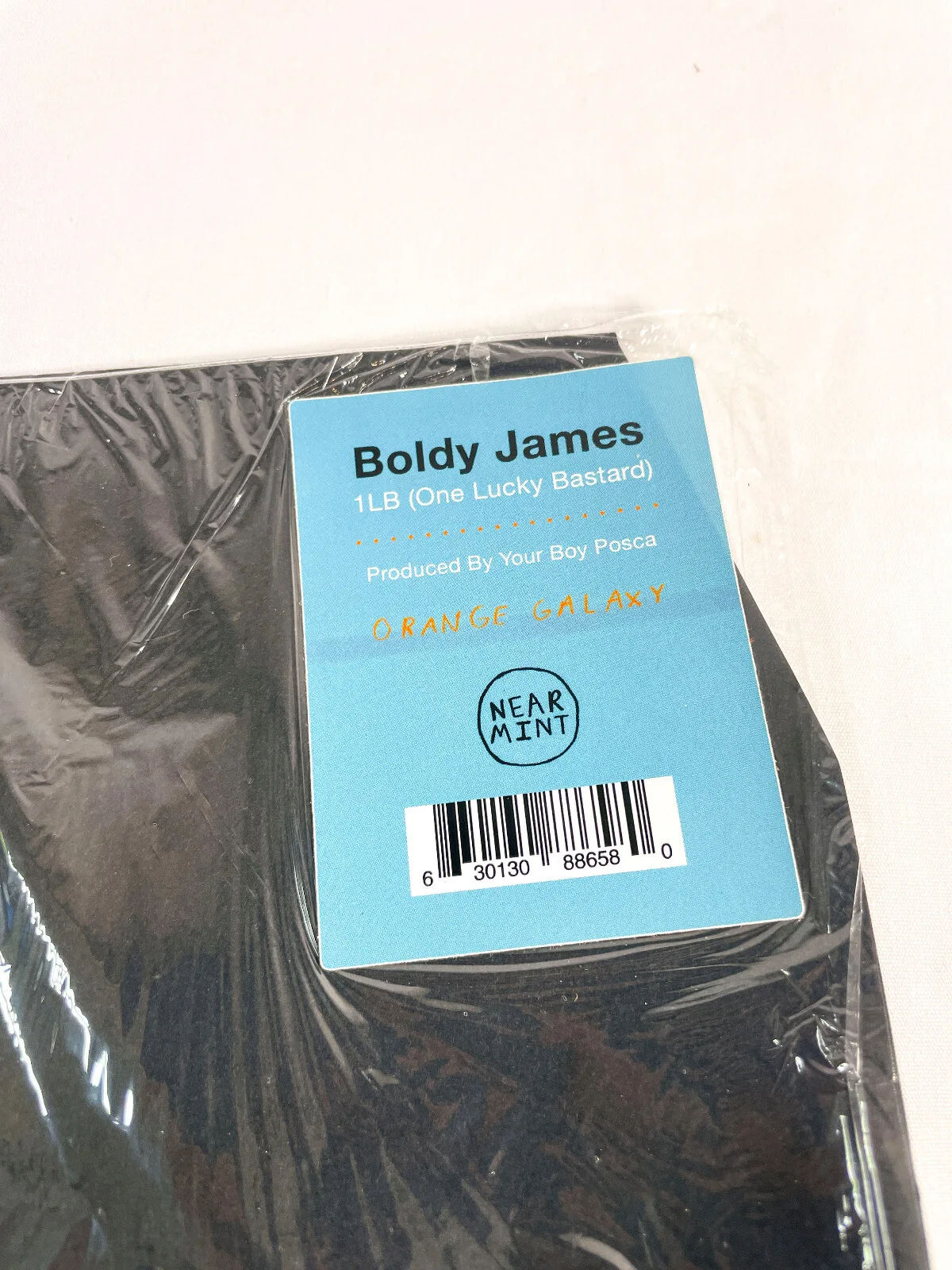 Boldy James Signed 1LB One Lucky Bastard Album Orange Vinyl LP EXACT Proof ACOA, изображение 4