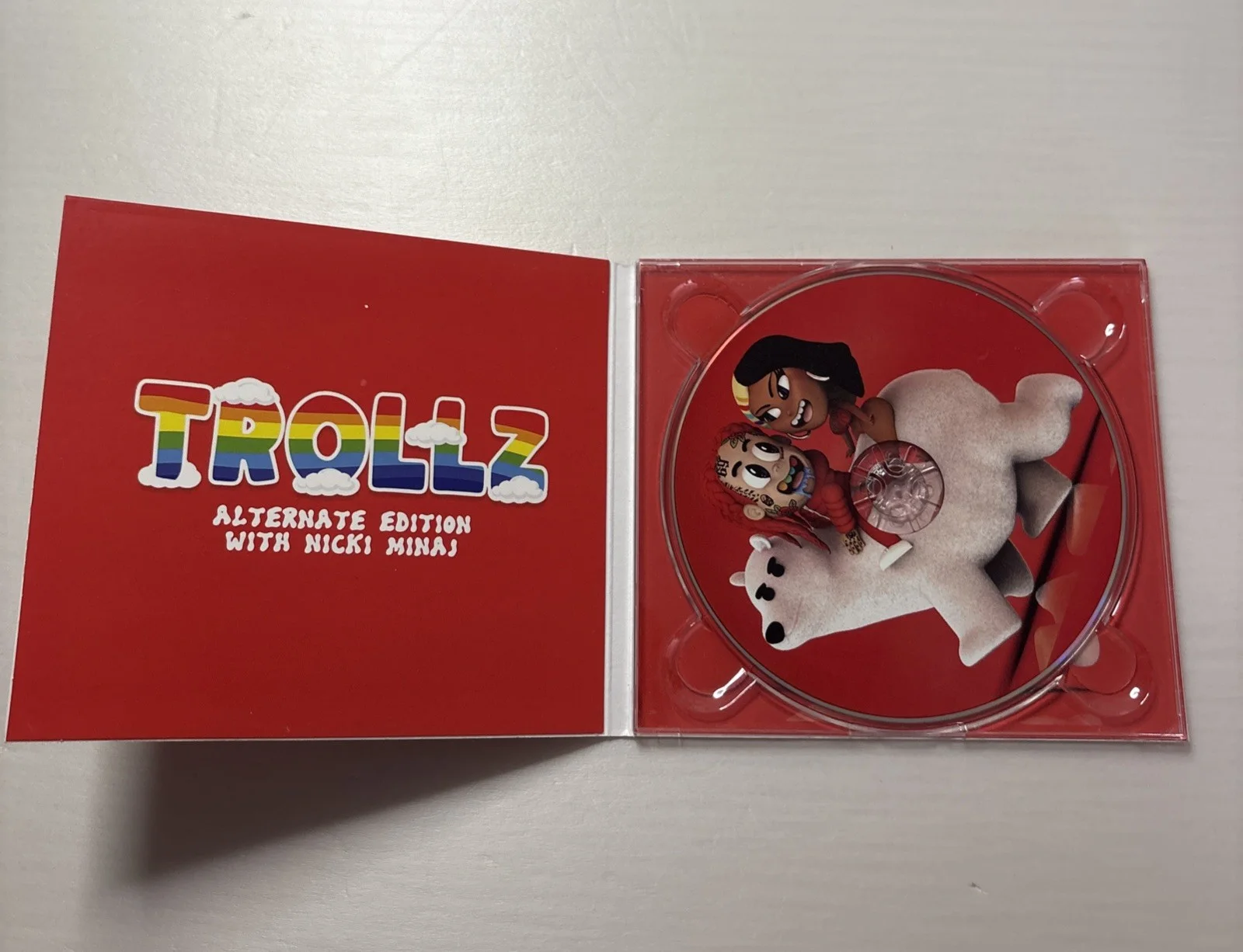 Tekashi 69 6ix9ine & Nicki Minaj Signed Trollz CD Autographed, image 2
