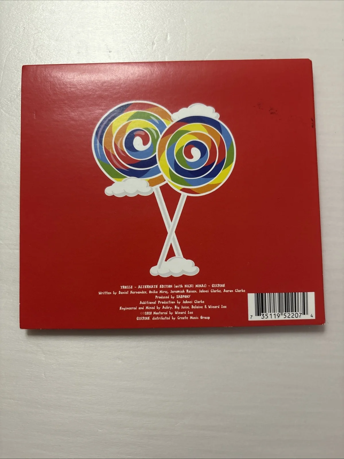 Tekashi 69 6ix9ine & Nicki Minaj Signed Trollz CD Autographed, image 3